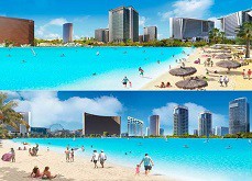 Paradise Park de Wynn Resorts, le projet de lac à Las Vegas avance