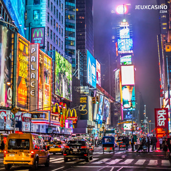 Un casino à Times Square : soutien d’un côté, opposition de l’autre