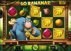 Découvrez la machine à sous Go Bananas de Netent et faites le plein de wilds