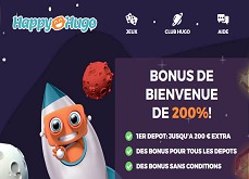Découvrez le casino en ligne Happy Hugo avec 3€ gratuit