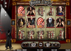 Machine à sous Horror Circus : à la rencontre de Dracula et de Massacre à la Tronçonneuse