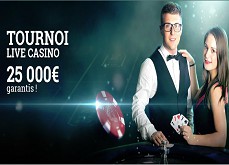 Tournoi Live Casino sur Cresus : 25,000€ à se partager