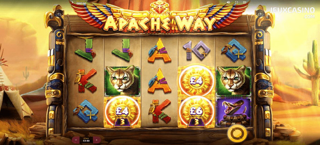 La machine à sous Apache Way est disponible sur les casinos en ligne Red Tiger Gaming