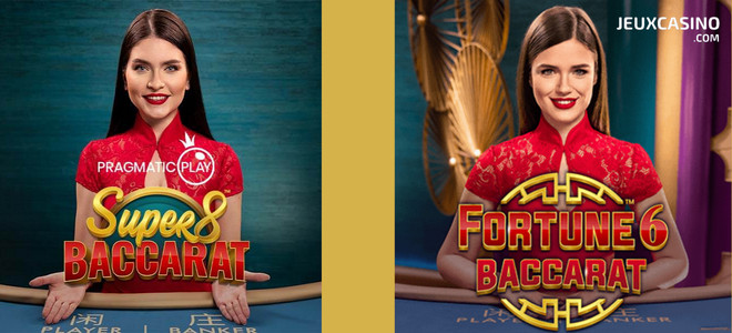 Fortune 6 et Super 8 : zoom sur les deux nouveaux jeux de baccarat de Pragmatic Play