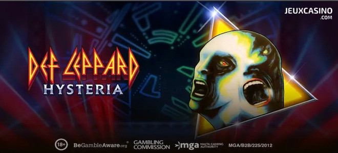 Play’n Go lance sa nouvelle machine à sous en ligne Def Leppard Hysteria, un must pour les fans de heavy metal