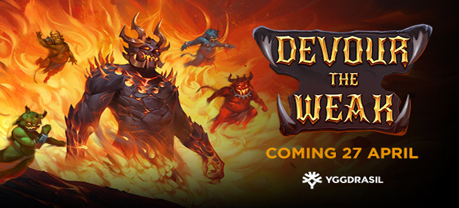 Devour The Weak : les monstres vous invitent en enfer sur les casinos en ligne Yggdrasil