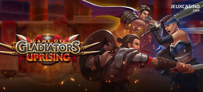 Game of Gladiators Uprising de Play’n Go : pénétrez dans l’arène et battez-vous jusqu’à la mort !