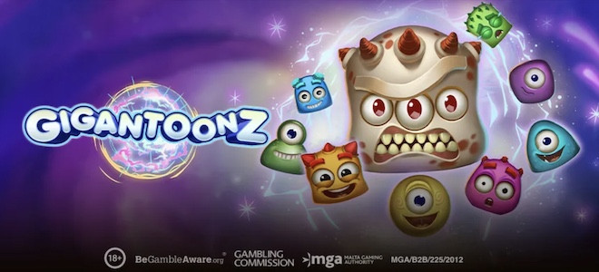 Casinos en ligne Play’n Go : la machine à sous vidéo Gigantoonz est disponible !