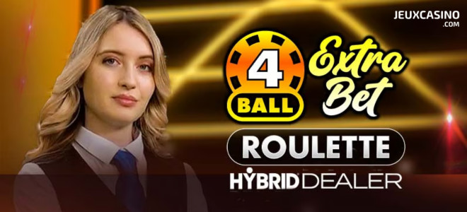 BetMGM déploie aux États-Unis la roulette Hybrid Dealer 4-Ball Extra Bet d’Inspired