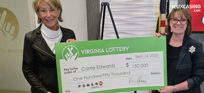 Une gagnante du Powerball en Virginie fait don de ses 150,000$ à des œuvres caritatives