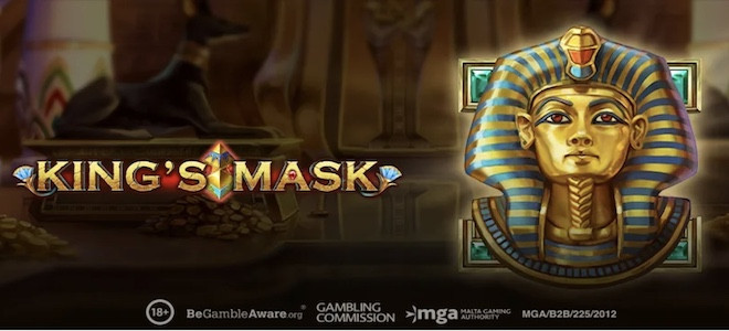 King's Mask : Play’n Go montre son adoration pour le thème de l’Égypte ancienne et Toutankhamon