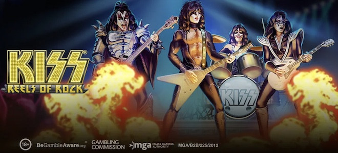 Play’n Go nous met le rythme dans la peau avec KISS: Reels of Rock
