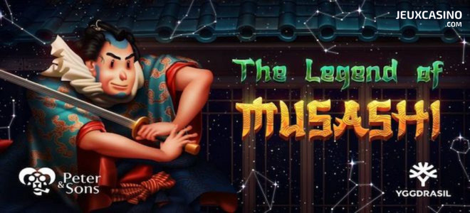 The Legend of Musashi : Yggdrasil et Peter & Sons nous livrent une machine à sous exceptionnelle !