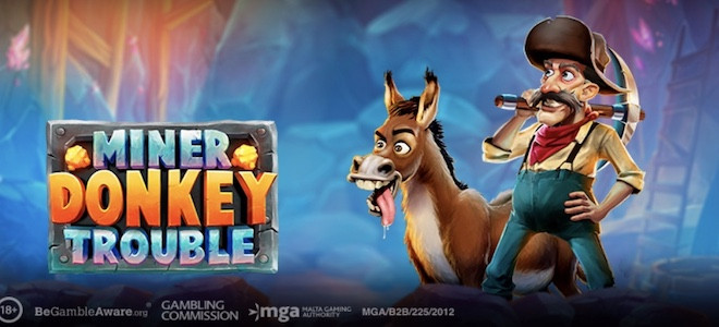 Play’n Go : la première machine à sous de 2021, Miner Donkey Trouble est disponible