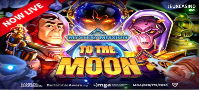 Mystery Mission: To The Moon, la nouvelle machine à sous de Push Gaming est là !