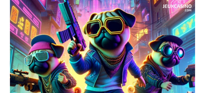 Retournez à Nitropolis dans la nouvelle machine à sous d’ELK Studios : Pug Thugs of Nitropolis !