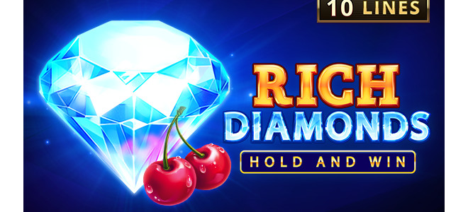 Rich Diamonds: Hold and Win, nouvelle slot en ligne Playson à découvrir avec l'offre CashDays !