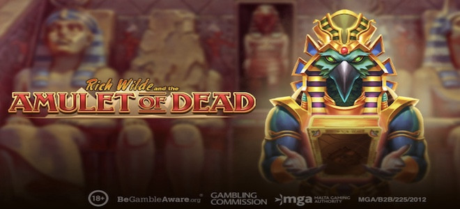 Play’n Go : Rich Wilde fait son retour dans la nouvelle machine à sous The Amulet of Dead