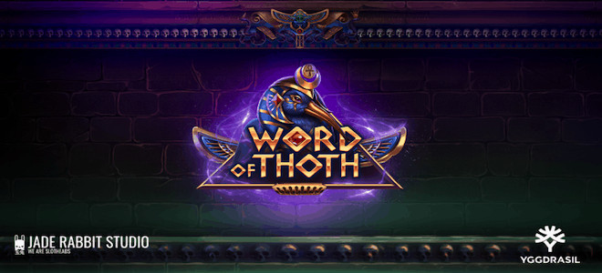 Word of Thoth : Première slot de Jade Rabbit Studio en partenariat avec Yggdrasil