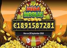 Mega Moolah place un nouveau record de jackpot en ligne avec un gain à 18,9€ millions !