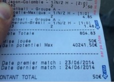 Un pari sportif sur la Coupe du Monde lui fait gagner 40.241 euros en misant 50 euros