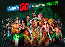 Du nouveau sur WinOui ! Arrivée des jeux Play'n GO et promotion Chasseur de Scatter ce mercredi