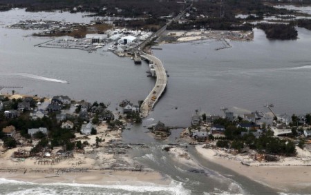 Les répercutions de l'ouragan Sandy sur la fébrile Atlantic City