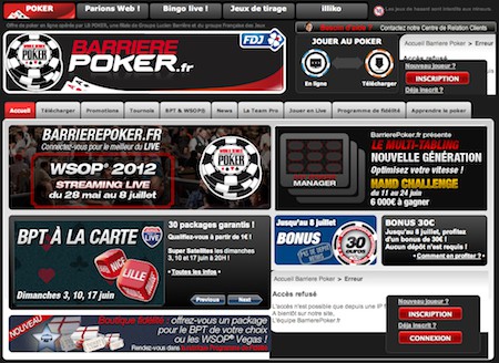 Les Casinos Barrière en ligne offrent 30 euros gratuits