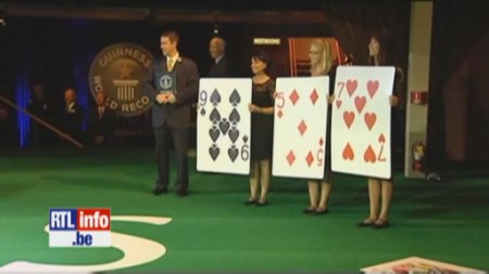 Record du monde de la plus grande table de blackjack