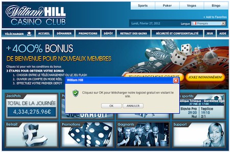 Tout roule pour le casino William Hill