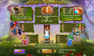 preview Alice in Wonderslots 2