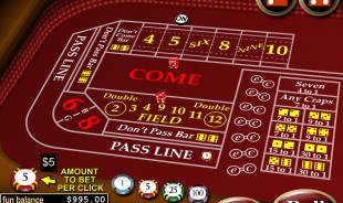 Craps (RTG) free game