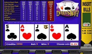 jeu Deuces Wild (BetSoft)