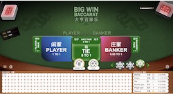 jeu Big Win Baccarat