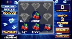 Diamond Strike Scratchcard