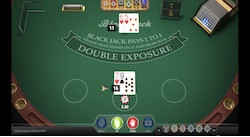 jeu Blackjack Double Exposure