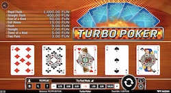jeu Turbo Poker