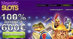 Majestic Slots bonus logo